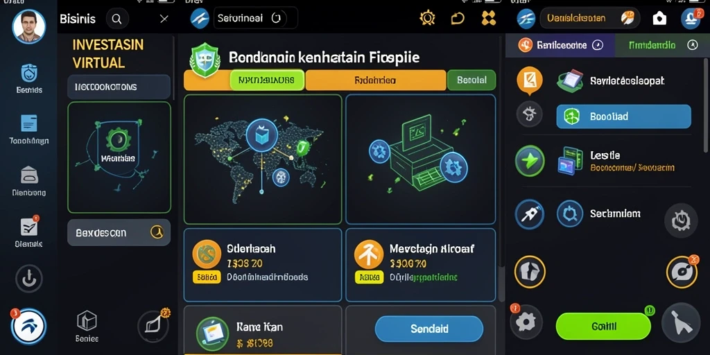 Gambaran antarmuka permainan yang menarik dan responsif.