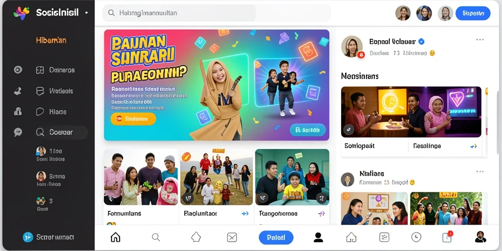 Tampilan antarmuka yang intuitif dan menarik.