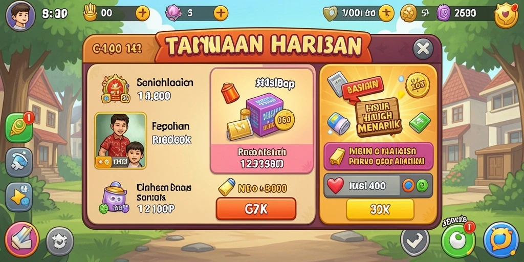 Antarmuka yang menarik dan mudah dinavigasi.