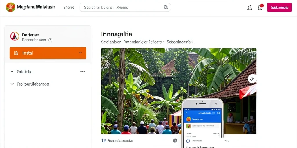 Tampilan utama aplikasi MULIATOTO yang menarik.