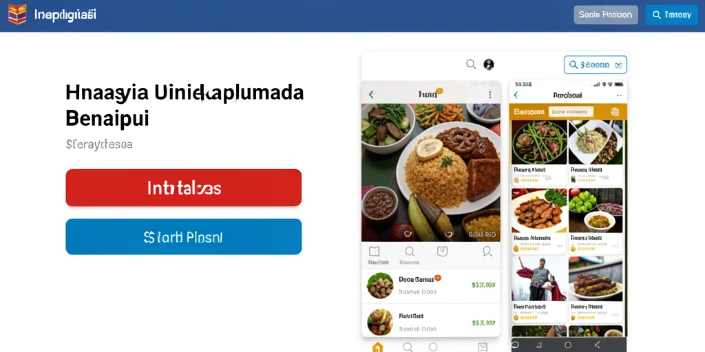 Tampilan awal yang menarik dengan karakter utama.
