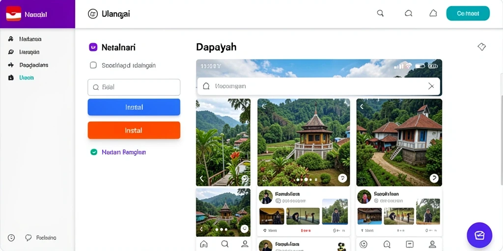 Tampilan antarmuka yang user-friendly dan menarik.
