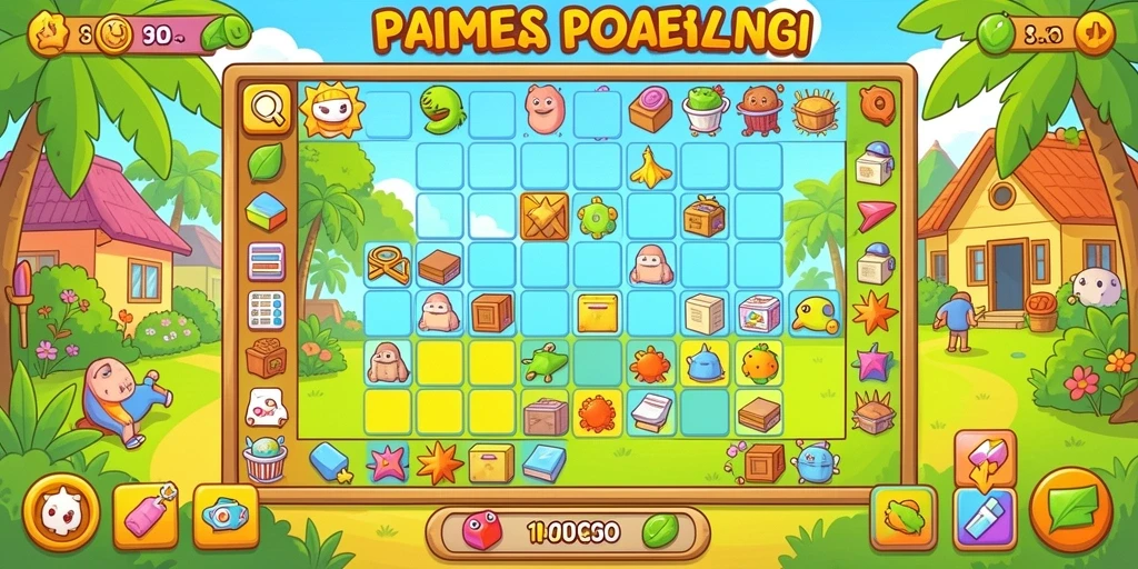 Tampilan permainan slot yang menarik.