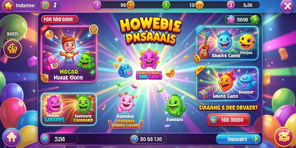 Tampilan awal yang menarik dan penuh warna.