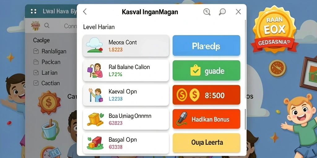 Tampilan awal yang menarik dengan antarmuka user-friendly.